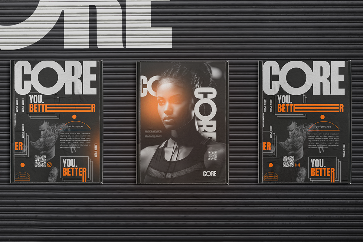 core posters BANNER DESIGN